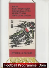 Poland Final Speedway Pennant Flag 1983 Polish