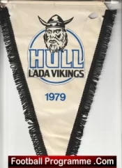Hull Vikings Speedway Pennant Flag 1979