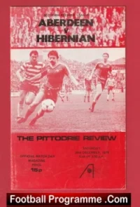 Aberdeen v Hibernian Hibs 1979 – George Best Hibs + Alex Ferguson