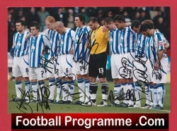 Brighton Hove Albion Football Club Multi Autographed Signed Team Picture 2008 - football memorabilia