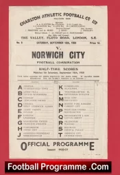 Charlton Athletic v v Norwich City 1950