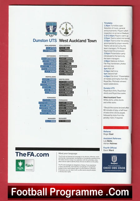 Dunston UTS v West Auckland Town 2012 - FA Vase Cup Final Wembley - Image 3