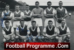 Ipswich Town Football Club Multi Autographed Signed Team Picture 1961 1962 - football memorabilia
