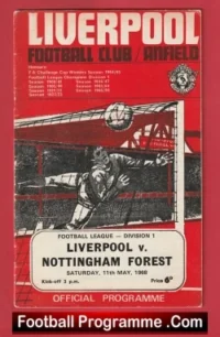 Liverpool v Nottingham Forest 1968