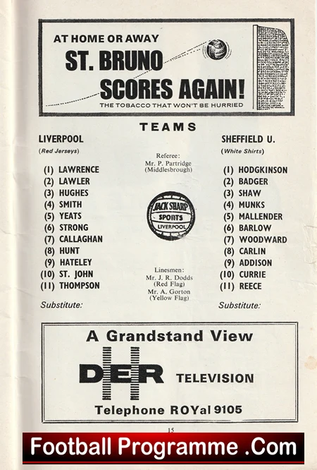 Liverpool v Sheffield United 1968 - Image 3