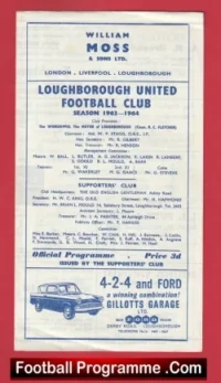 Loughborough v Worksop Town 1964