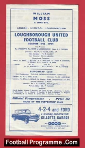 Loughborough v Worksop Town 1964