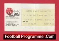 Manchester United Ticket Collection X 100 1999 – 2000’s