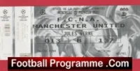 Nantes v Manchester United 2002 – Match Ticket French France