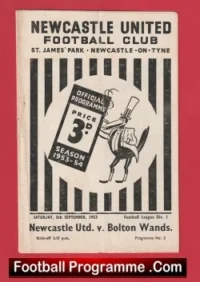 Newcastle United v Bolton Wanderers 1953 – 1950s