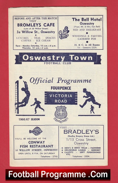 Oswestry Town v Frickley Colliery 1967 - Image 2