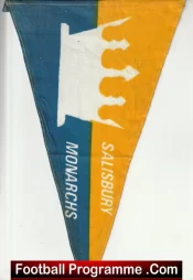 Salisbury Monarchs Speedway Pennant Flag 1980s