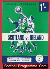 Scotland v Ireland 1966 – Hampden Park