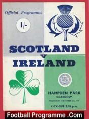 Scotland v Northern Ireland 1964 – Hampden Park + George Best