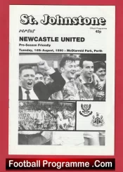 St Johnstone v Newcastle United 1990 – Pre Season Friendly Match