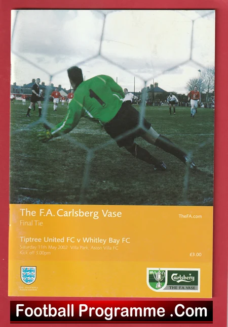 Tiptree United v Whitley Bay 2002 - Vase Cup Final Villa Park - Image 2