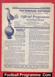 Tottenham Hotspur v Hibernian Hibs 1952 – Friendly Game