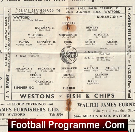 Watford v Simmerning Vienna 1954 - Image 3