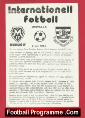 Myrvalla v QPR 1982 – Sweden