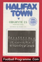 Halifax Town v Orgryte IS 1976 – Sweden Team