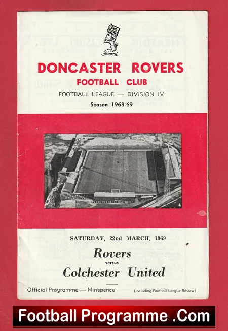 Doncaster Rovers v Colchester United 1969 - Image 2