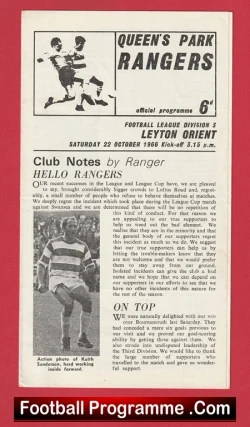  Myrvalla v QPR 1982 - Sweden Football Programme .COM Football Programmes Memorabilia