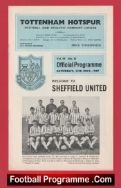 Tottenham Hotspur v Sheffield United 1967