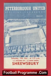 Peterborough United v Shrewsbury Town 1959
