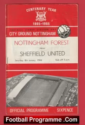 Nottingham Forest v Sheffield United 1966