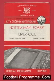 Nottingham Forest  v Liverpool 1966