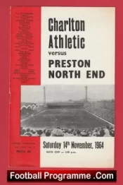 Charlton Athletic v Preston 1964