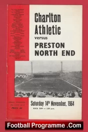 Charlton Athletic v Preston 1964