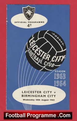  Leicester City v Werder Bremen 1967 - Germany Team Football Programme .COM Football Programmes Memorabilia