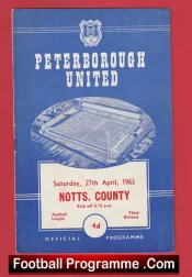 Peterborough United v Notts County 1963
