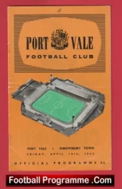 Port Vale v Shrewsbury Town 1963
