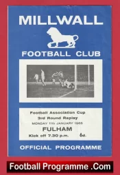 Millwall v Fulham 1965 – FA Cup Replay