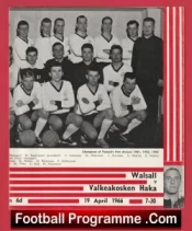 Walsall v Valkeakosken Haka 1966 – Valkeakoski – Finland Football