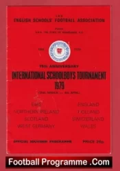 International Schoolboys Tournament 1979 – England Ireland Scotland