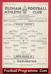 Oldham Athletic v Sofia Select X1 1966 – Friendly Match