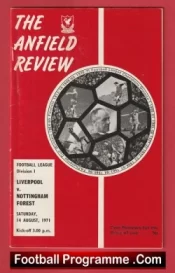 Liverpool v Nottingham Forest 1971