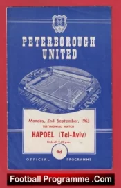 Peterborough United v Hapoel 1963 – Tel Aviv Jewish – Israel