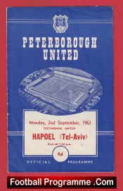 Peterborough United v Hapoel 1963 – Tel Aviv Jewish – Israel