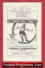 Ellesmere Port v Witton Albion 1967 – FA Cup