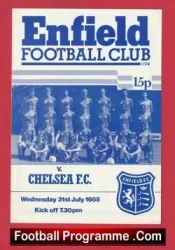 Enfield v Chelsea 1987 – Pre Season Friendly Match