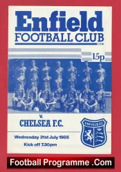 Enfield v Chelsea 1987 – Pre Season Friendly Match