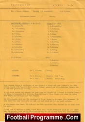 Walthamstow Avenue v Orient 1982 – Pre Season Friendly Match
