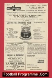 Leytonstone v Bishops Stortford 1965