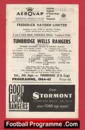 Tunbridge Wells Rangers v Tonbridge 1964 – FA Cup