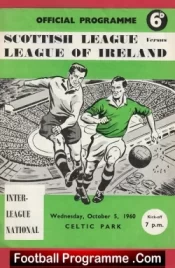 Scotland League v Ireland League 1960 – Celtic Park