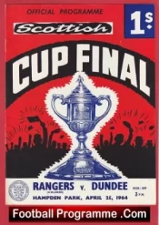 Glasgow Rangers v Dundee 1964 – Scottish Cup Final Hampden Park